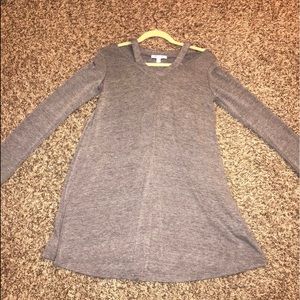 Small Grey Cut Out Dress
